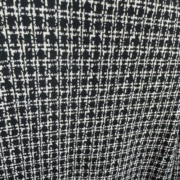 Liverpool Los Angeles Black White Check High Rise Knit Ankle Pants Size 14 - Picture 3 of 8